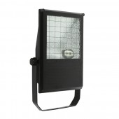 Projecteur Iodure exterieur noir 150w IP65 avec lampe Osram NDL blanc brillant ou blanc chaud