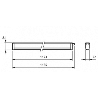 Philips Pentura Mini LED BN130C LED 14S/840 PSU L1158