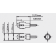 Chaine de 50 point à point SMD VERT Etanche IP65