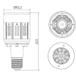 GE LED 80W/HID/740/E40 93067075