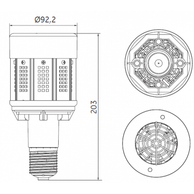 GE LED 80W/HID/740/E40 93067075