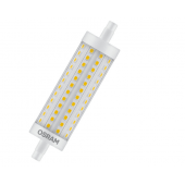 Ampoule LED OSRAM DIM LINE 15W substitut 125W 2000 lumens blanc chaud 2700K R7s