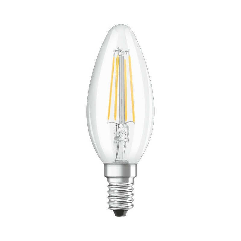 Ampoule LED OSRAM flamme 4W substitut 40W 470 lumens blanc chaud 2700K E14 Ampoule LED OSRAM flamme 4W substitut 40W 470 lumens blanc chaud 2700K E14