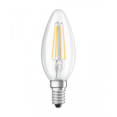 Ampoule LED OSRAM flamme 4W substitut 40W 470 lumens blanc chaud 2700K E14