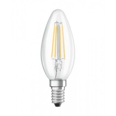 Ampoule LED OSRAM flamme 4W substitut 40W 470 lumens blanc chaud 2700K E14