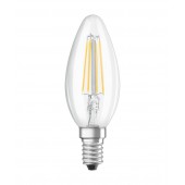 Ampoule LED OSRAM flamme 4W substitut 40W 470 lumens blanc chaud 2700K E14