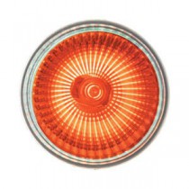 Lampe halogene dichroique 12v 50w GU5.3 rouge x2