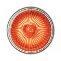 Lampe halogene dichroique 12v 50w GU5.3 rouge x2