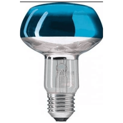 Philips Refl 60W E27 230V NR80 BLEU