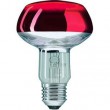 Philips Refl 60W E27 230V NR80 Rouge