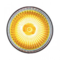 Lampe halogene dichroique 12v 50w GU5.3 jaune x2