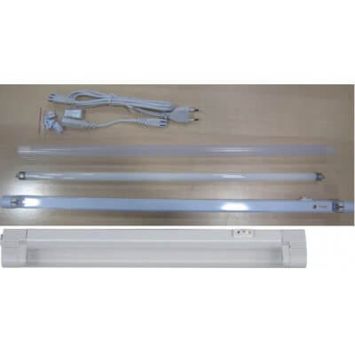 Reglette electronique T5 13w avec interupteur et prise