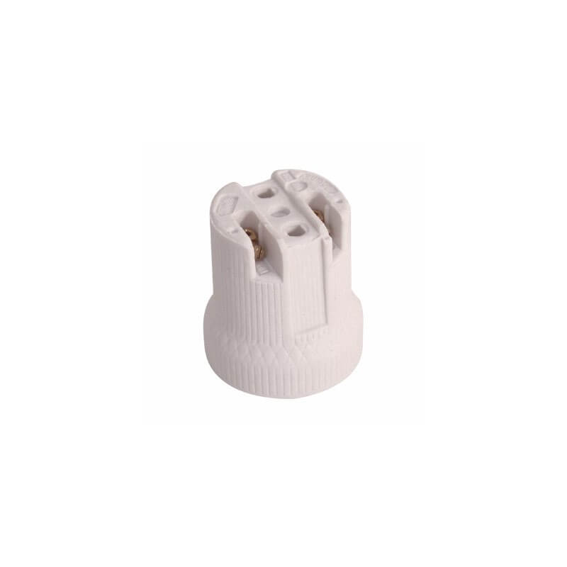 Douille E27 en porcelaine a fixer Douille E27 en porcelaine a fixer