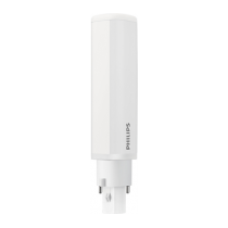 Ampoule LED Philips Tubulaire 6.5W substitut 18W 650 lumens blanc neutre 3000K G24D-2