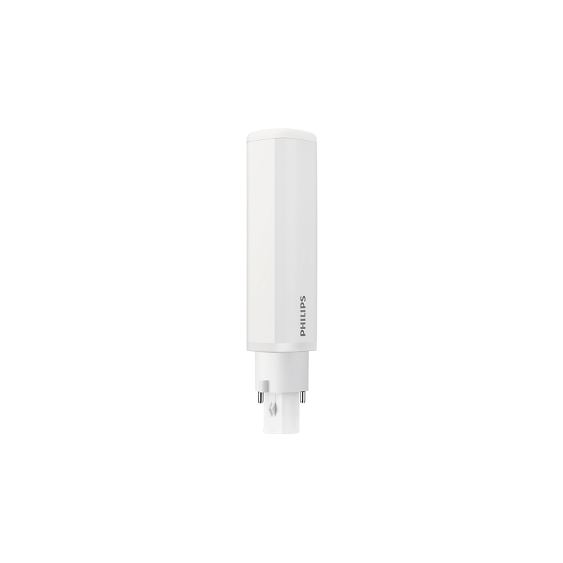 Ampoule LED Philips Tubulaire 6.5W substitut 18W 650 lumens blanc neutre 3000K G24D-2 Ampoule LED Philips Tubulaire 6.5W substitut 18W 650 lumens blanc neutre 3000K G24D-2
