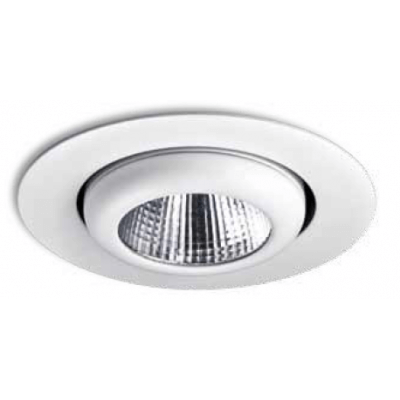 Encastré LED orientable rond noir 45W 4000K Blanc froid 5145 lumens diamètre de perçage 162mm