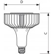 PHILIPS TrueForce LED HPI ND 200-145W E40 840 120D