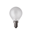 Ampoule incandescente sphérique 25W E14 230V Blanc chaud 400 lm dépolie