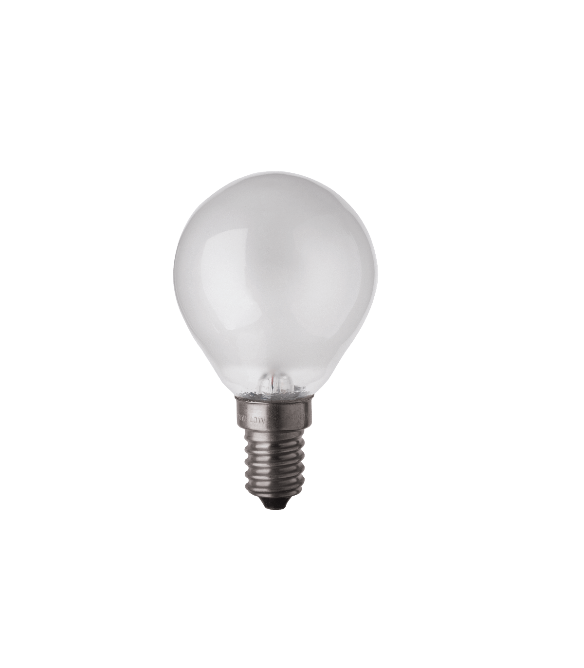 Ampoule incandescente sphérique 25W E14 230V Blanc chaud 400 lm dépolie