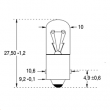 ORBITEC LAMPE 3W 60V culot BA9S