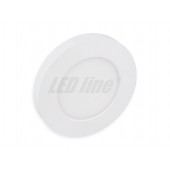 Encastré ou plafonnier en saillie LED Panel EasyFix 6W 2700K blanc chaud 450 lumens diamètre de perçage 55 à 90mm