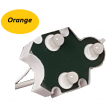 Chaine 100modules led 12v Trio-point Orange Etanches IP65 Lettrage, logo