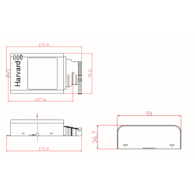 Ballast électronique HID iodure et sodium 150w 240 cl2 HPIDD150 240 C