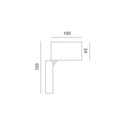 Applique murale QUAZARO orientable 35W max GU10 IP44 noir 230V
