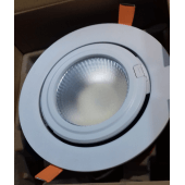 Encastré LED orientable MEANWELL 40W  Blanc chaud 3000k 4000lm étanche diamètre de perçage de 180mm