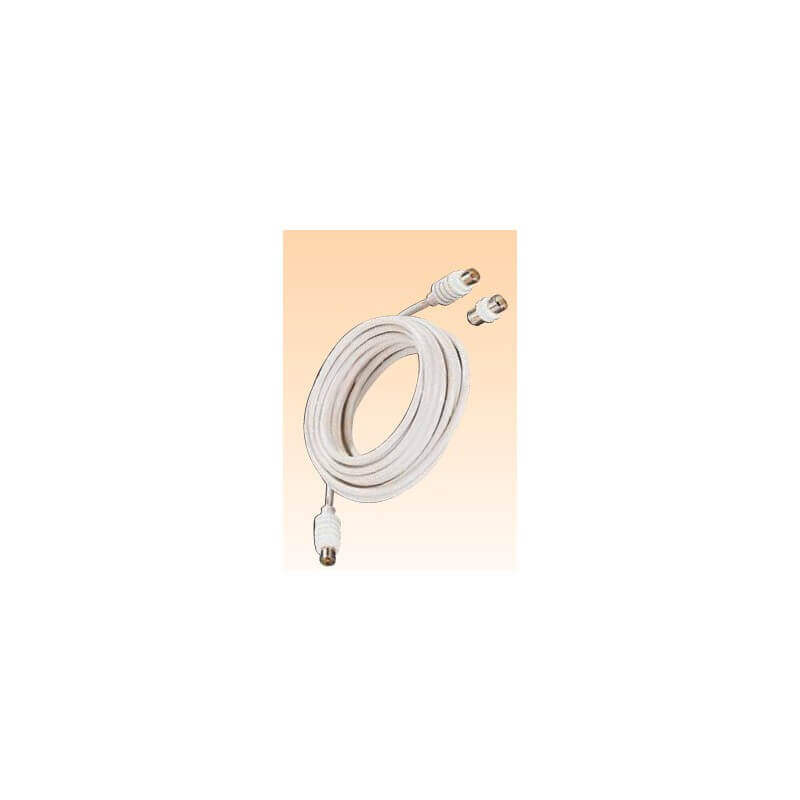 L'ebenoïde Cordon prolongateur TV 5m avec adaptateur L'ebenoïde Cordon prolongateur TV 5m avec adaptateur