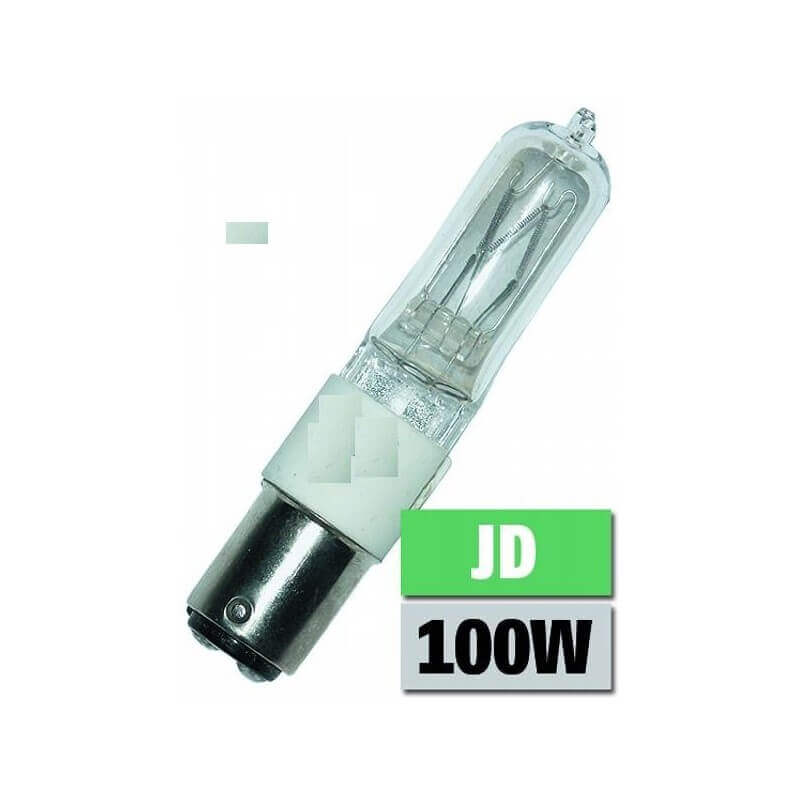 Lampe halogene JD Ba15d 100w claire Lampe halogene JD Ba15d 100w claire