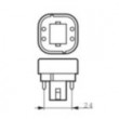 Philips Master PL-C 18W/830 Blanc chaud /4P 1CT GX24q-2 fluocompacte