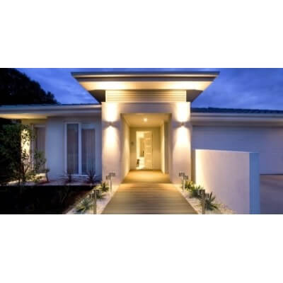 Spot murale d'extérieur LUX Basic 2X35W GU10 potection à l eau IP44