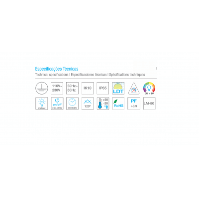 Lanterne LED OTIMUS 40W Tête de mat anthracite Blanc froid IP65 IK10