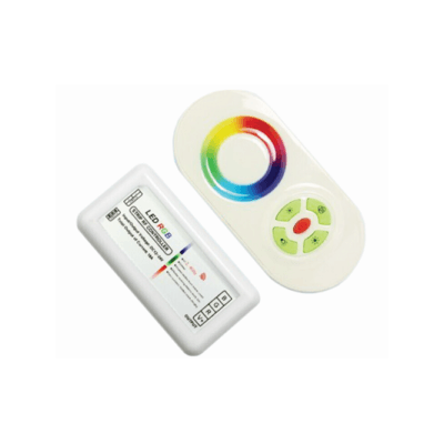 Contrôleur RGB radiofréquence  12V/24V 4A  avec télécommande Tactile