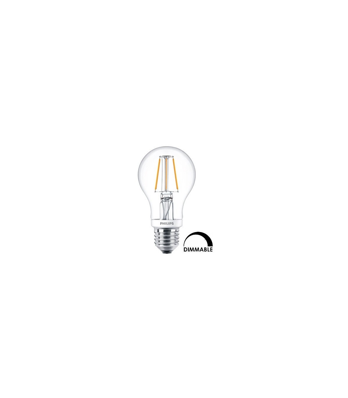 Ampoule LED Philips Standart A60 6W substitut 40W 470 lumens blanc chaud  2700K B22