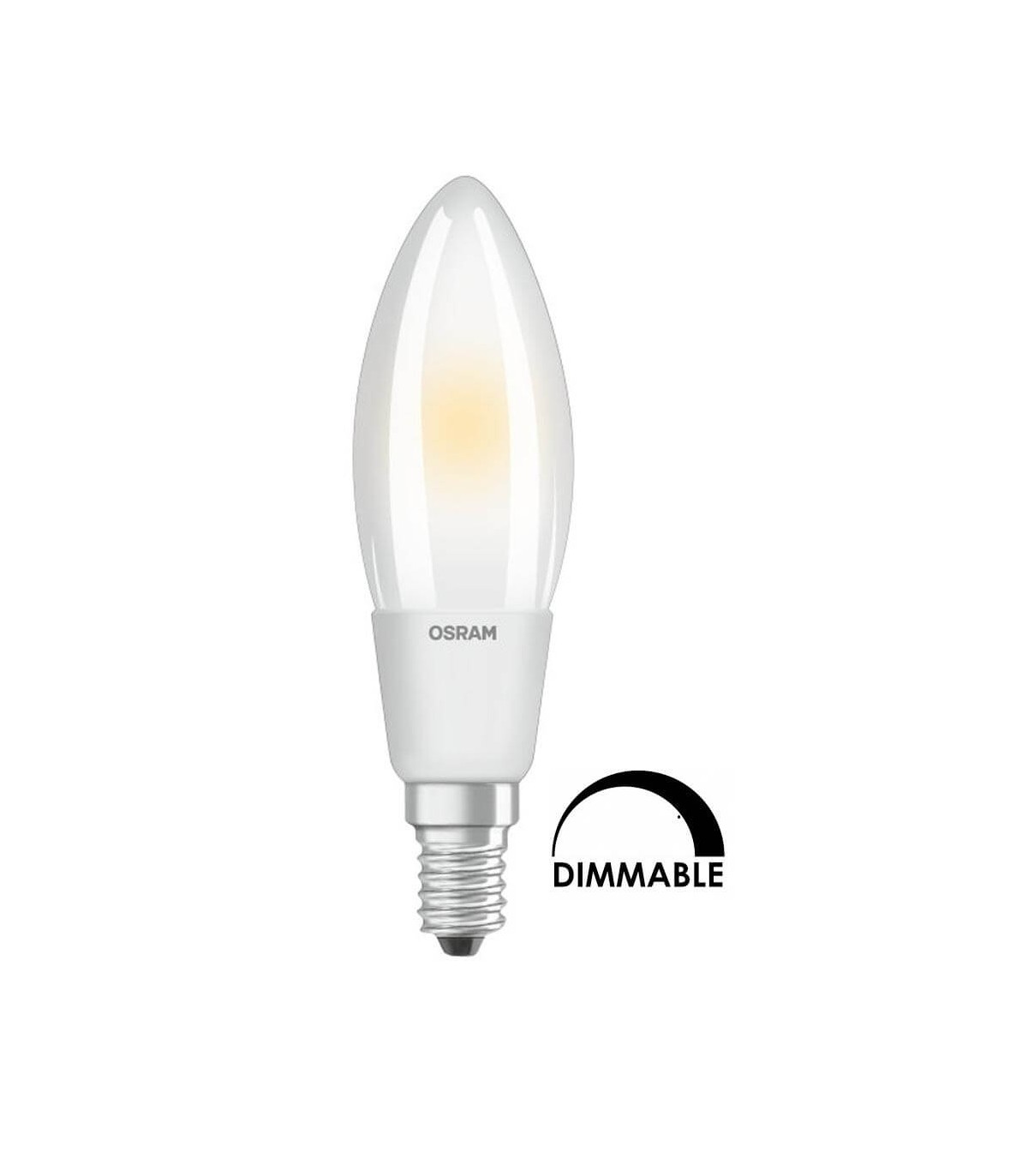 Ampoule flamme LED E14 blanc froid 250 lm 4 W SYLVANIA