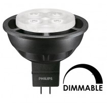 Ampoule LEDspot Philips PAR16 6.3W substitut 35W 395 lumens blanc neutre 3000K dimmable MR16
