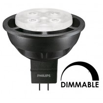 Ampoule LED MR16 Philips - MASTER LEDspot GU5.3 Dim 5-35W 36° - Blanc Chaud