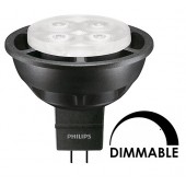 Ampoule LEDspot Philips MR16 6.3W substitut 35W 395 lumens blanc neutre 3000K dimmable MR16