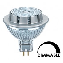 Ampoule LED OSRAM MR16 7,8W substitut 50W 621 lumens blanc froid 4000K dimmable GU5,3
