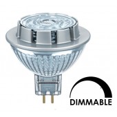 Ampoule LED OSRAM MR16 7,8W substitut 50W 621 lumens blanc neutre 3000K dimmable  GU5,3