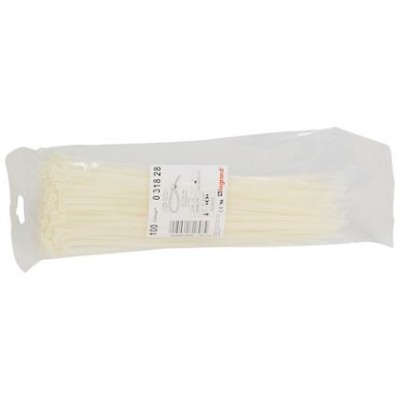 Lot de 100 Colring Legrand Blanc4.6X280mm 031828 serre-cable plastique
