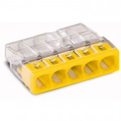 Boite de 100 wago 2273-205 borne de raccordement 5 entrées 0.5-2.5mm²