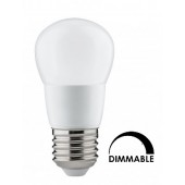 Lampe LED sphérique 4W substitut 30W Blanc brillant 840 350lm E27 dimmable