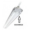 Couvercle 1.50m en polycarbonate pour reglette étanche de 2 tubes