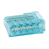 Boite de 50 bornes Biz Line 5 entrée 1-2.5mm² 450V 24A, bleu BIZ 300 455