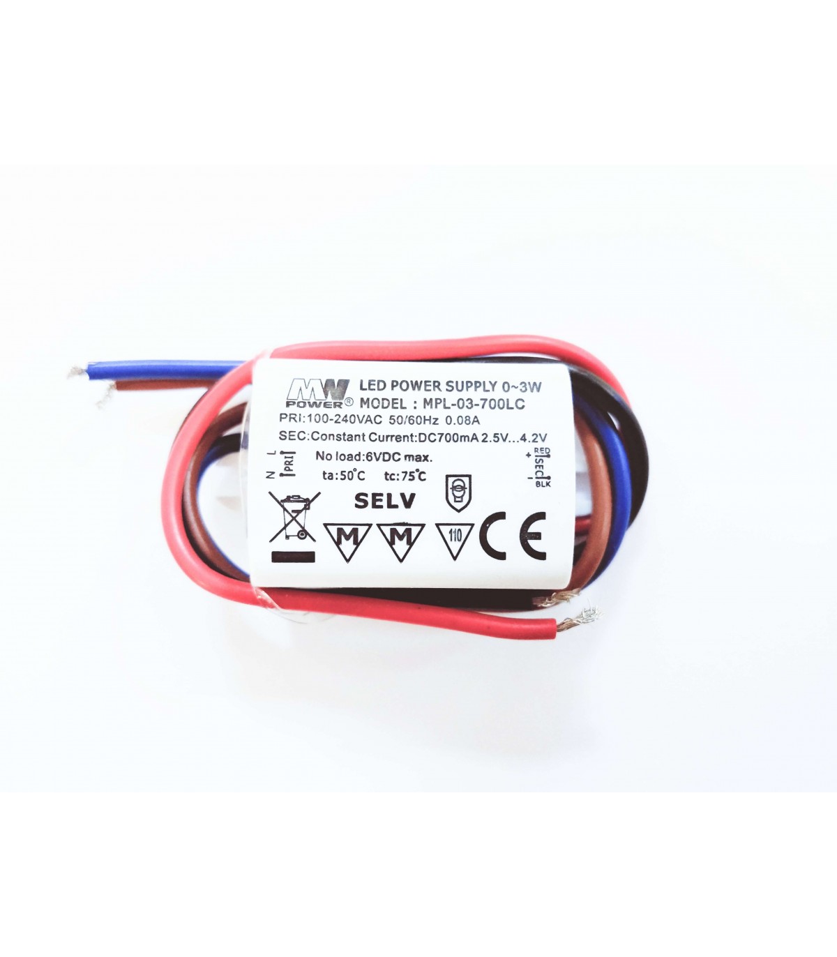 Connecteur électrique détachable 2 fils 12/24V ou 230V