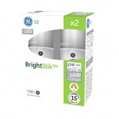 Ampoule LED BrightStik G.E. lighting Tubulaire15W substitut 100W 1600 lumens Blanc neutre 3000K E27  vendu par 2