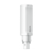 Ampoule LED Philips Tubulaire 4.5W substitut 10-13W 500 lumens Blanc froid 4000K 2 pin G24D-1